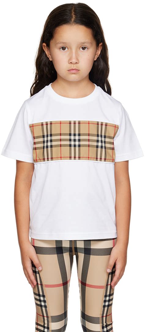 burberry kids white shirt|burberry for kids on clearance.